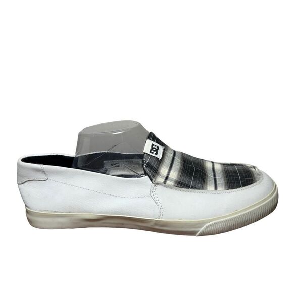 Mens DC slip on shoes size 12 white - Picture 1 of 5